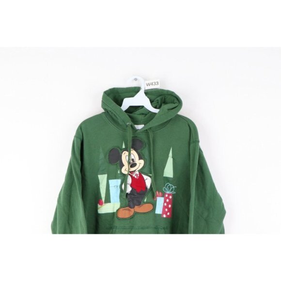 Disney Shanghai Disneyland Christmas Mickey Mouse Hoodie Sweatshirt - Picture 2 of 8